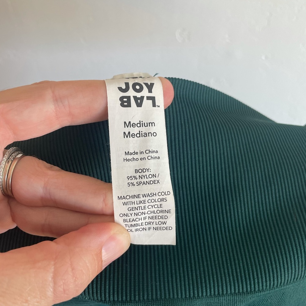 Joylab Teal Workout Set Medium Euc - image 4